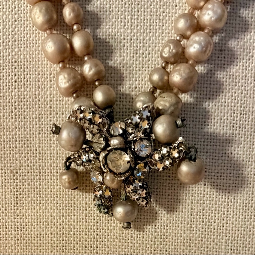 Vintage-DEMARIO Multi-Strand Necklace